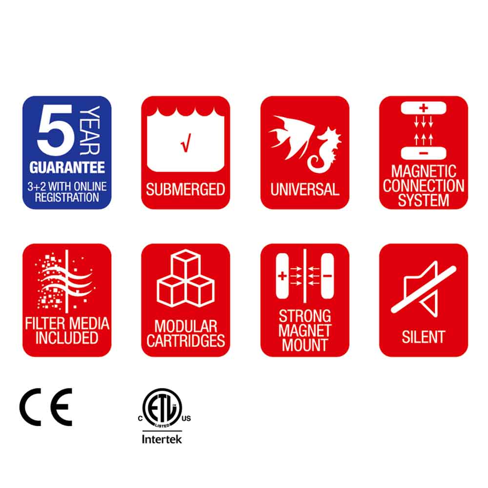 Sicce Shark Pro 500 Filtro interno per 40-140 litri