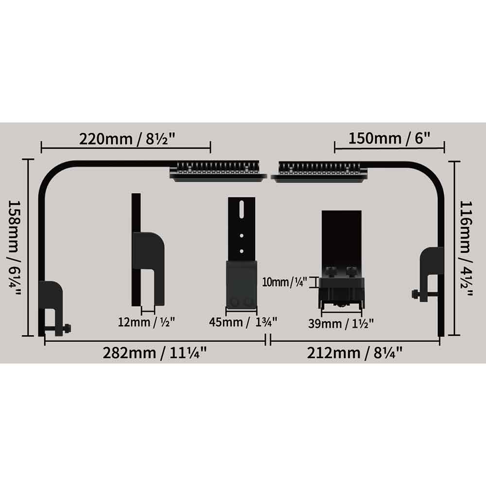 Maxspect Jump Led MJ-L130 Acquario di Barriera 30-50cmcon Coralli Sps Lps e Molli 30W