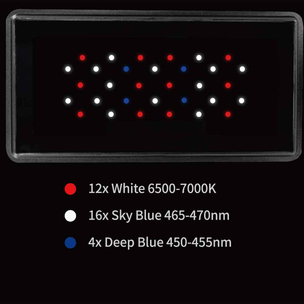 Maxspect Jump Led MJ-L130 Refugium 30-50cm con Coralli Sps Lps e Molli 30W