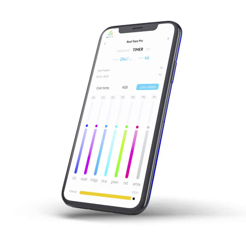 Reef Factory Reef Flare Pro M Lampada Acquario di Barriera White 160W