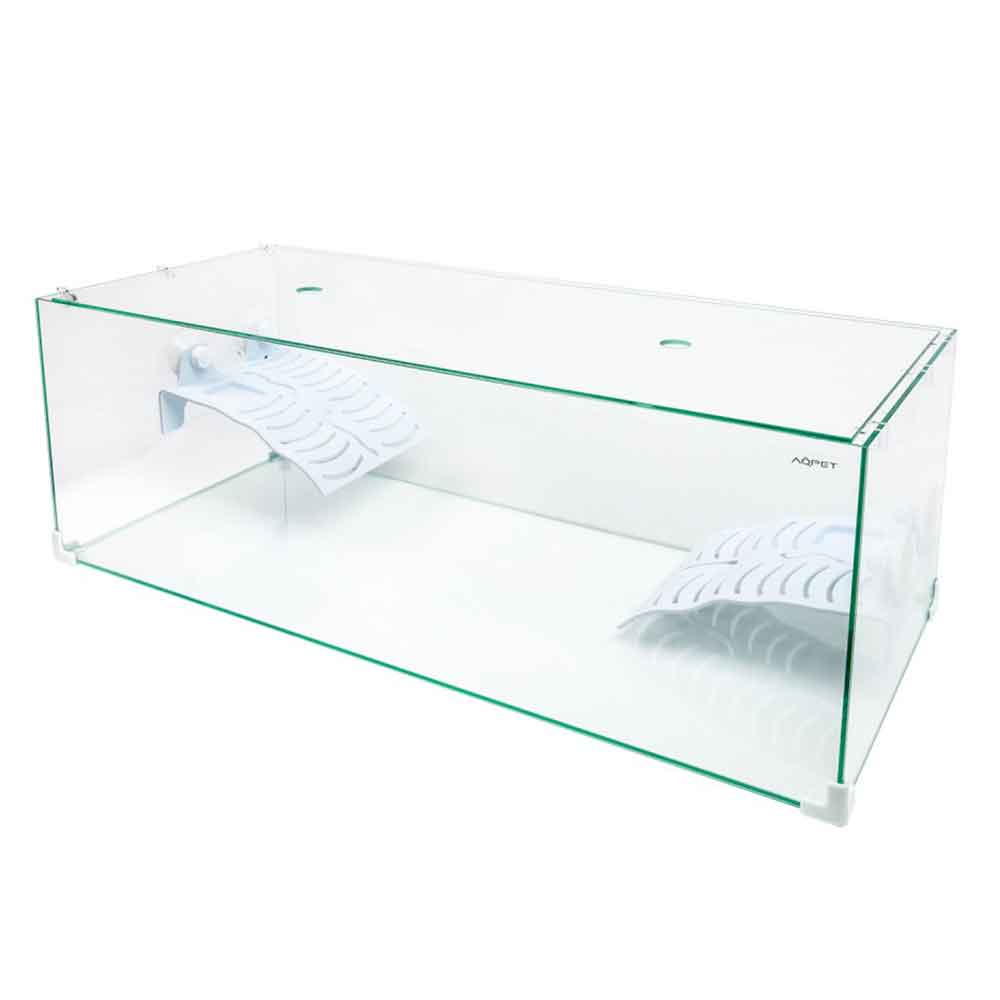 Aqpet Tortuga 80 Tartarughiera in vetro con isolotto 80X35X28h cm