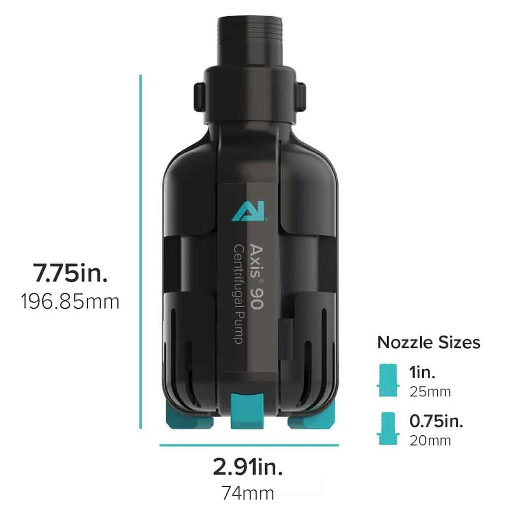 Aqua Illumination Axis 90 Pompa di risalita DC wireless 3500l/h