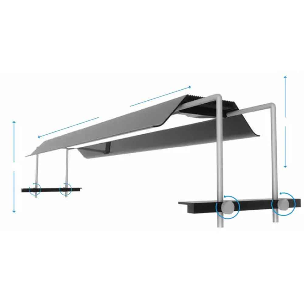 Micmol Master Planted Aquascaping 450 Lampada per Acquari dolce 50W 45x16x4h cm