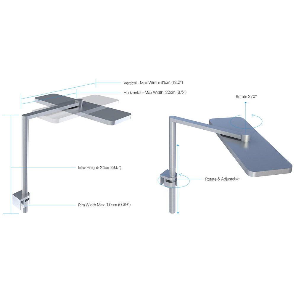 Micmol Aqua CC II Lampada Led Marine 30W 25x8x1h cm