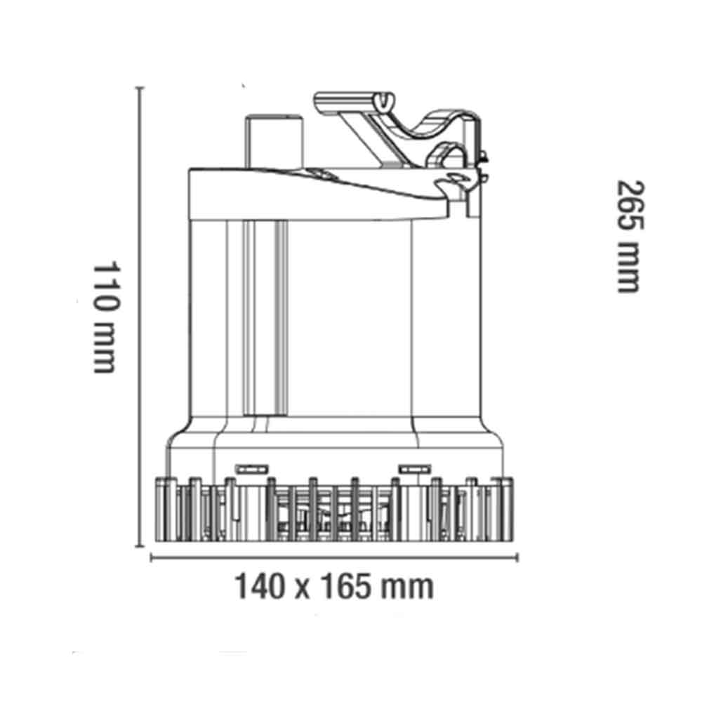 Sicce Master DW 4000 Pompa Laghetto e drenaggio 3700l/h
