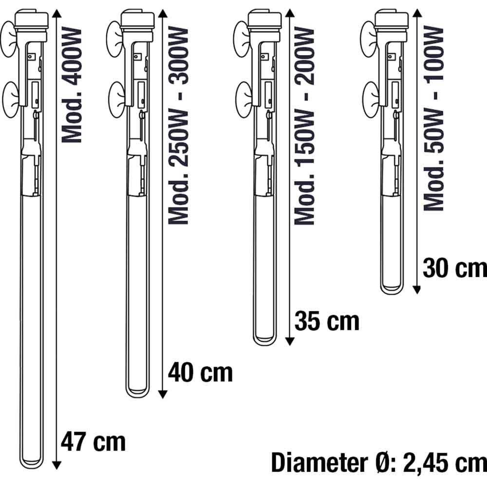 Sicce Scuba Contactless Riscaldatore Wireless NFC 100W