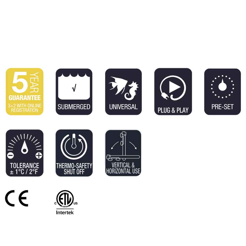 Sicce Riscaldatore Scuba Preset 100W 28cm