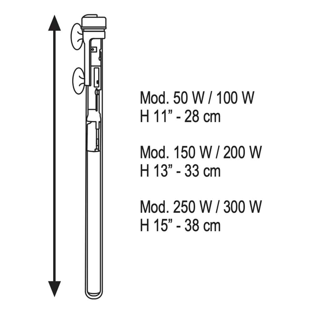 Sicce Riscaldatore Scuba Preset 300W 38cm