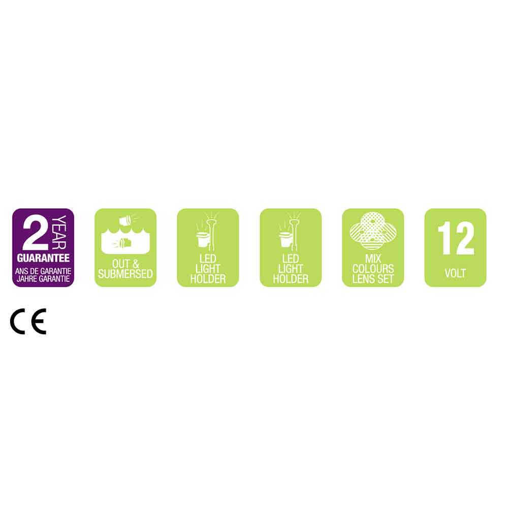 Sicce Nathur Led Faretto per Laghetto 12V 3,5W