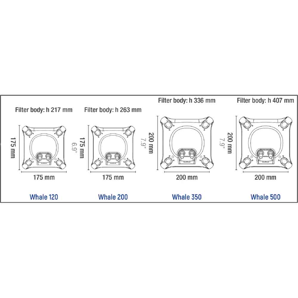Sicce Whale 120 con Easy Starter Filtro esterno fino a 120 l