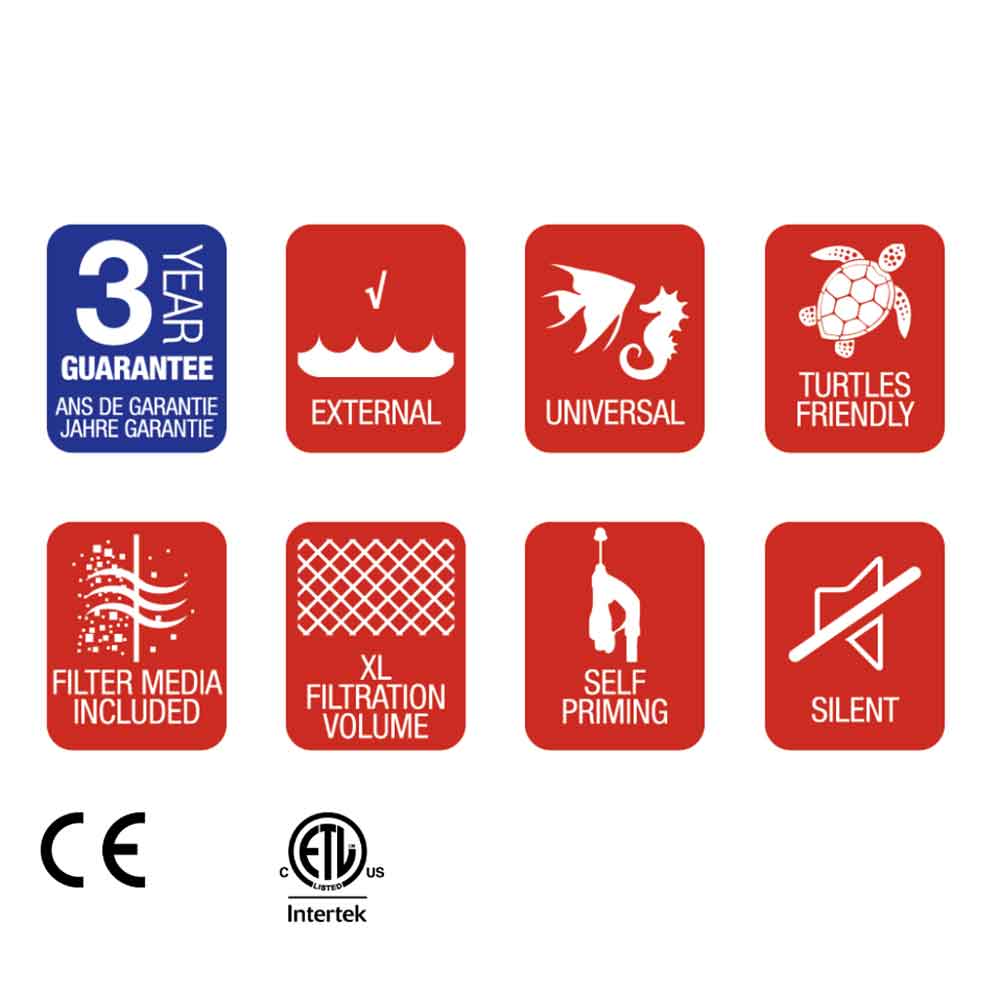 Sicce Whale 500 con Easy Starter Filtro esterno fino a 500 l