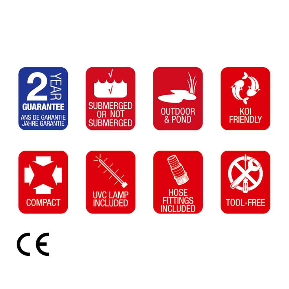 Sicce UV-C Clarifier Lampada sterilizzatrice 9W (copia)