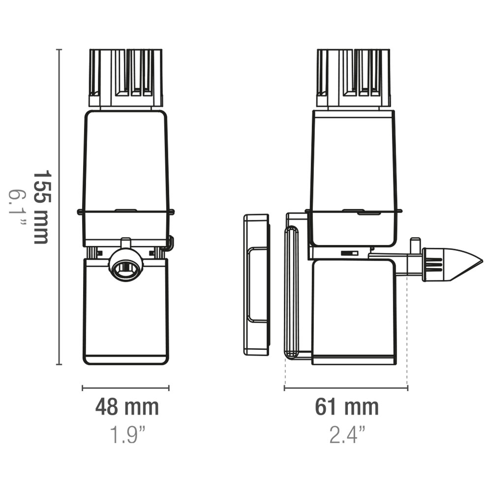 Sicce Shark Mini Skim 350 Surface Skimmer aspiratore di superfice per vetri fino a 12mm