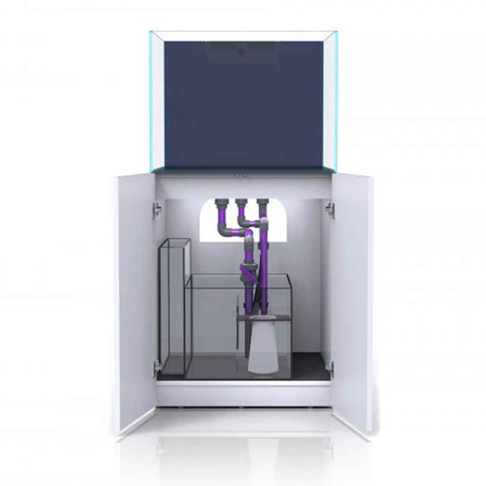 Nyos OPUS 250 G2 Slim Line Bianco Acquario Marino Reef 55x55x53h cm