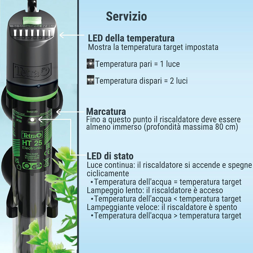 Tetra HT 150 Electronic Heater Riscaldatore elettronico 150W