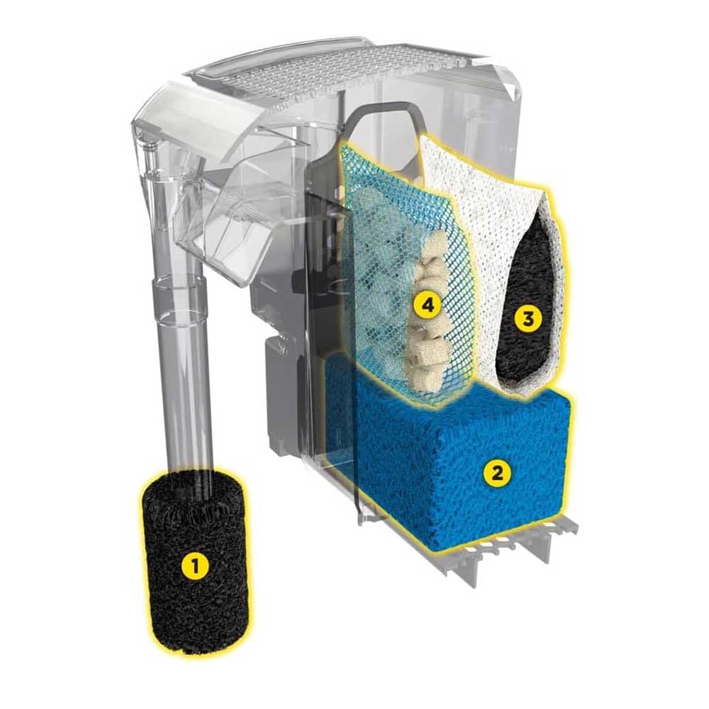 Askoll Fluval Aqua Clear 20 Filtro appeso per acquario fino a 18-76 litri
