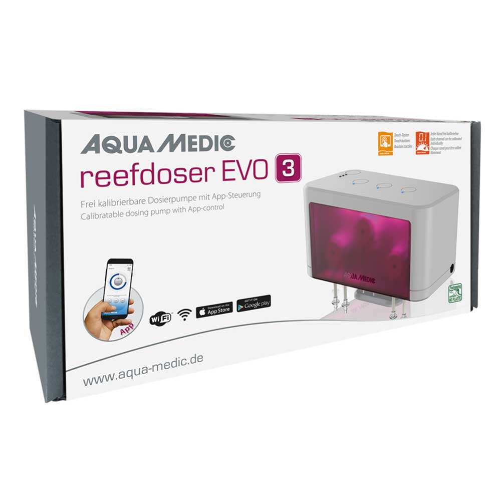 Aquamedic Reefdoser EVO 5 Pompa dosometrica 3 canali Wi-fi
