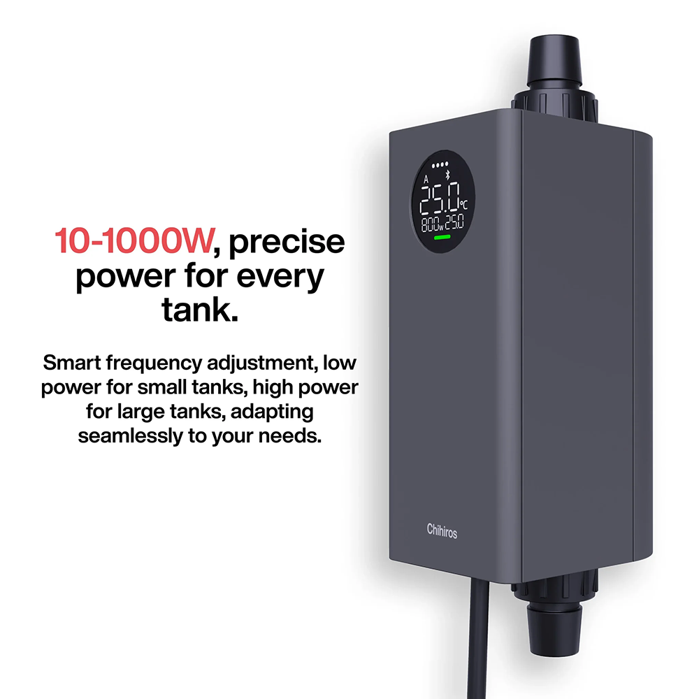 Chihiros Heater Pro Riscaldatore per Filtri esterni 12/16mm 10/1000W