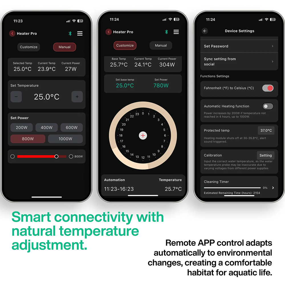 Chihiros Heater Pro Riscaldatore per Filtri esterni 16/22mm 10/1000W