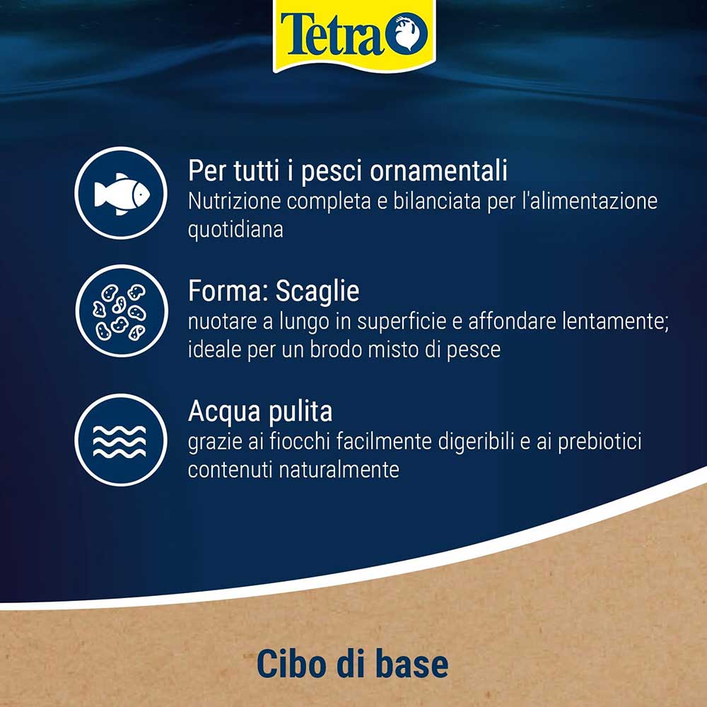 Tetra Tetramin Flakes Natural Mangime in scaglie 1000ml 200g