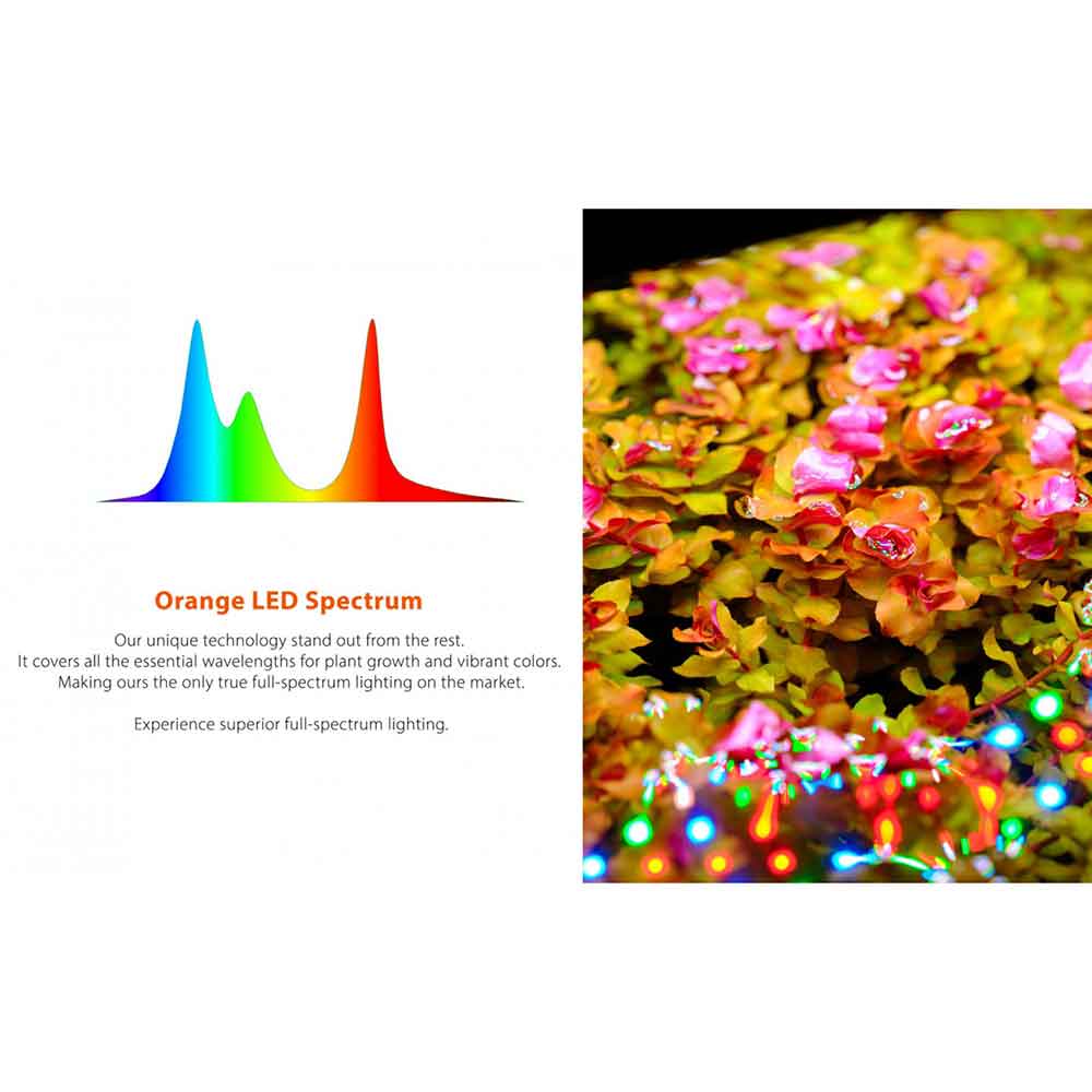 Twinstar S Line IV 300SA Lampada a Led in Titanio Aquascaping 19W 20-25cm