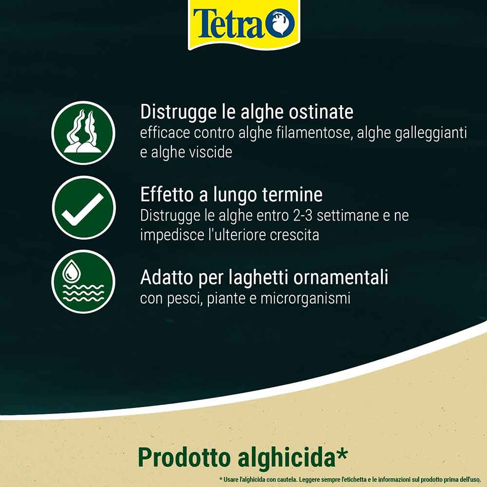 Tetra Pond AlgoFin Antialghe per Laghetto contro le alghe più comuni 500ml per 10000Lt