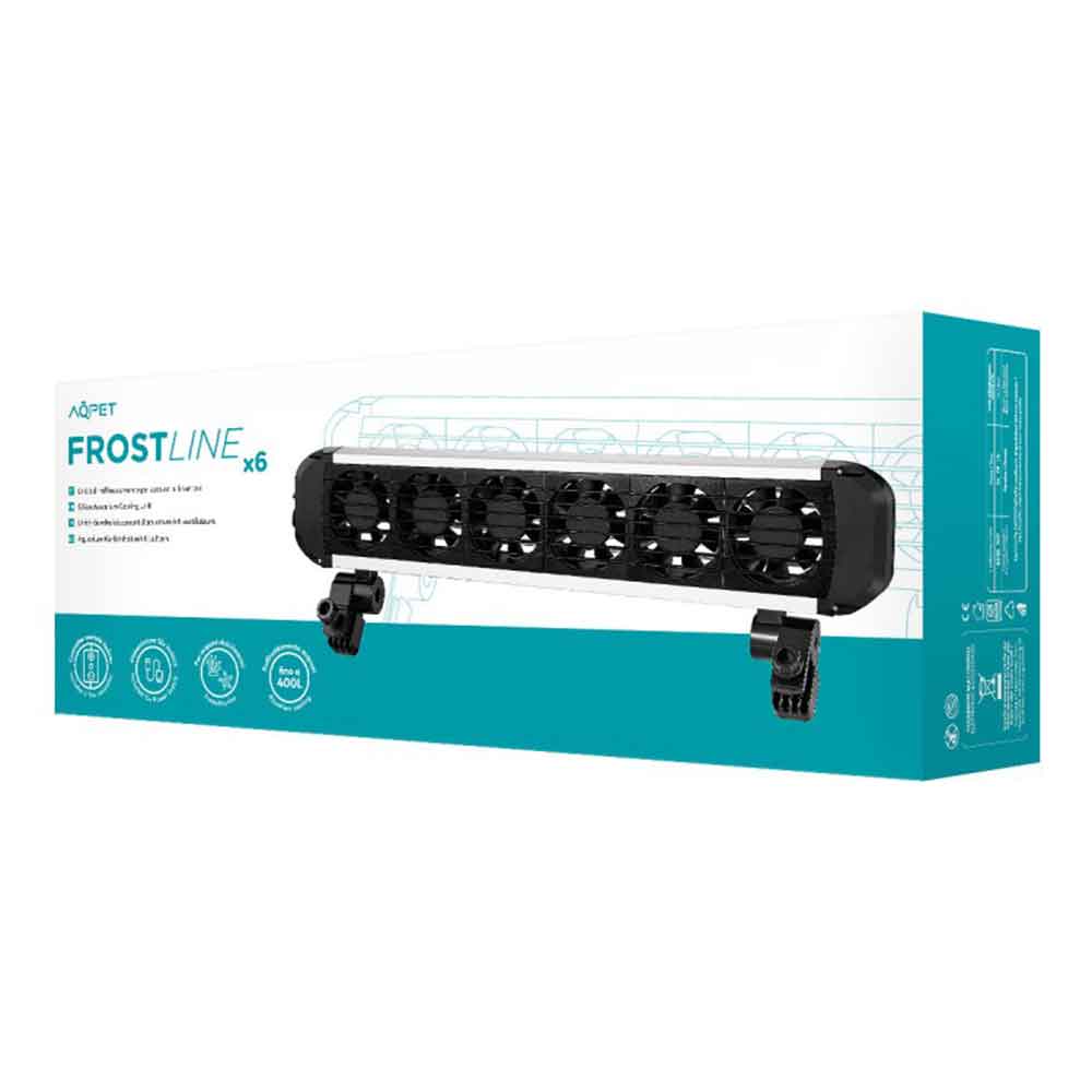 Aqpet Frostline Ventoline di Raffreddamento per Acquari 6 Vie