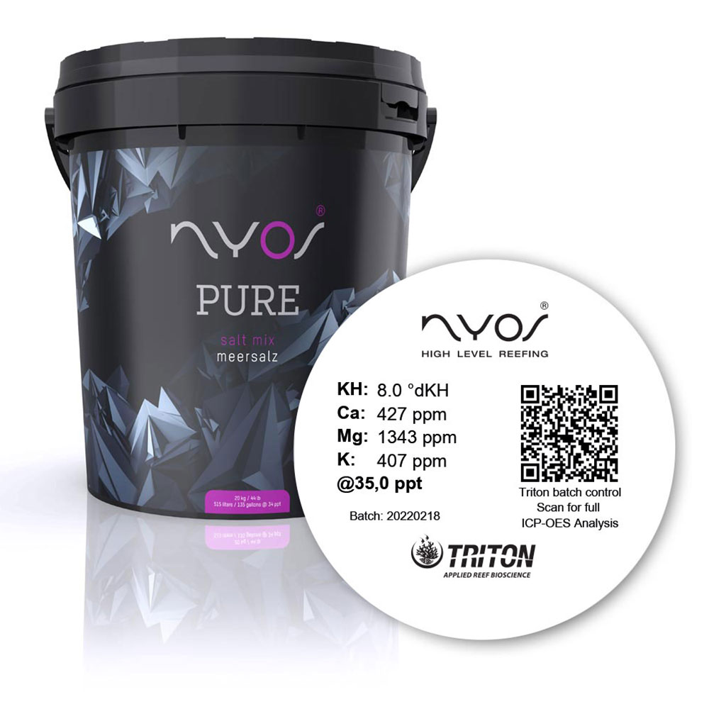 Nyos Pure Salt Mix per marino ICP Approved 10Kg
