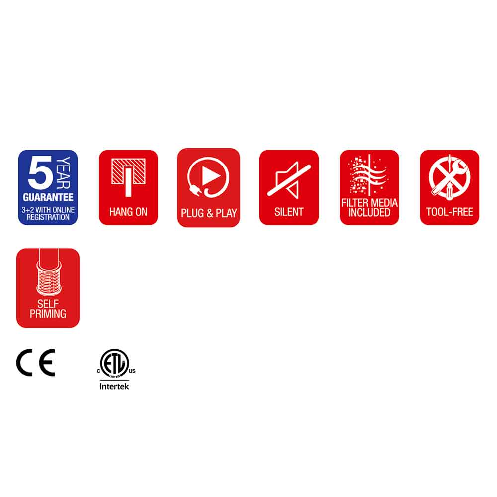 Sicce Aqua Filtra 10 Filtro esterno appeso a zainetto fino a 35 litri