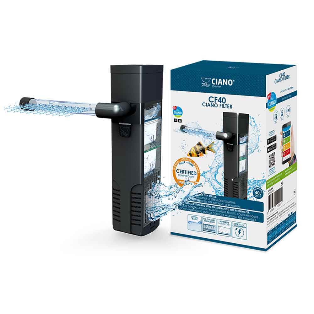 Ciano Aquarium Nexus Pure Cube15 con coperchio 14Lt 25x25x31,5h cm