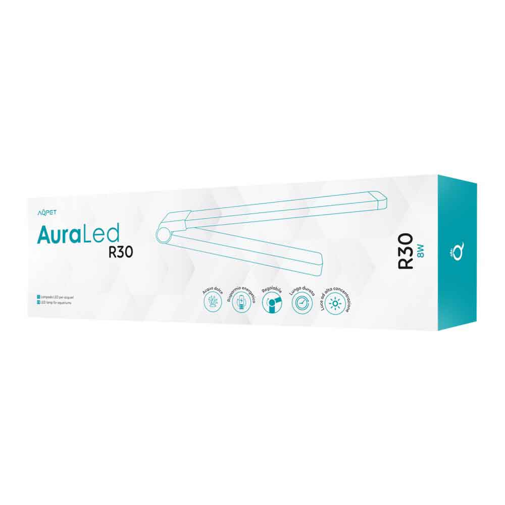 Aqpet AuraLed R30 Plafoniera LED Pieghevole Ultrasottile per d'Acqua Dolce 8W