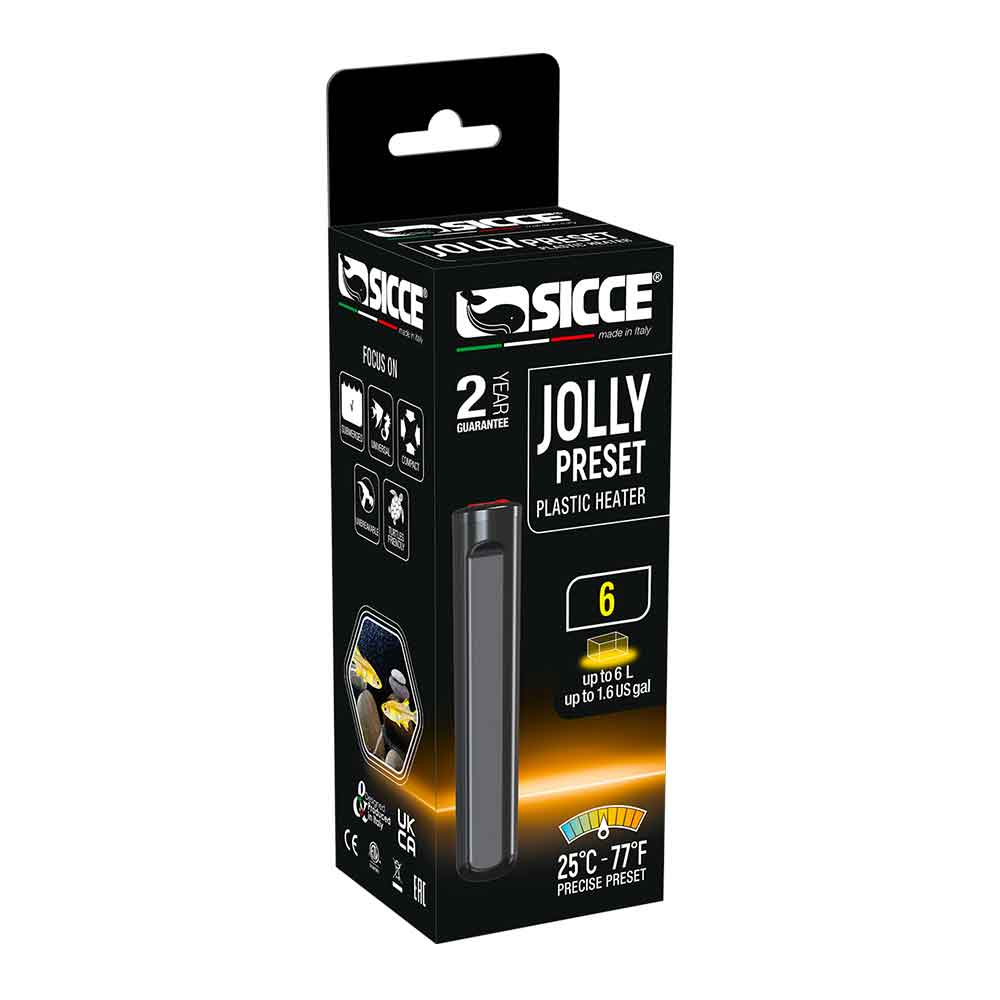 Sicce Jolly Preset 6 Riscaldatore Presettato a 25° 6W