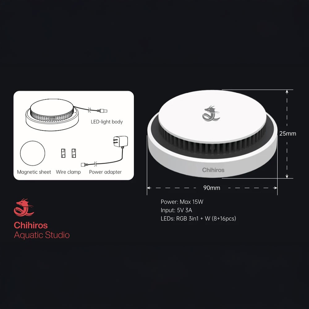 Chihiros Magnetic Light 2 RGB 15W App