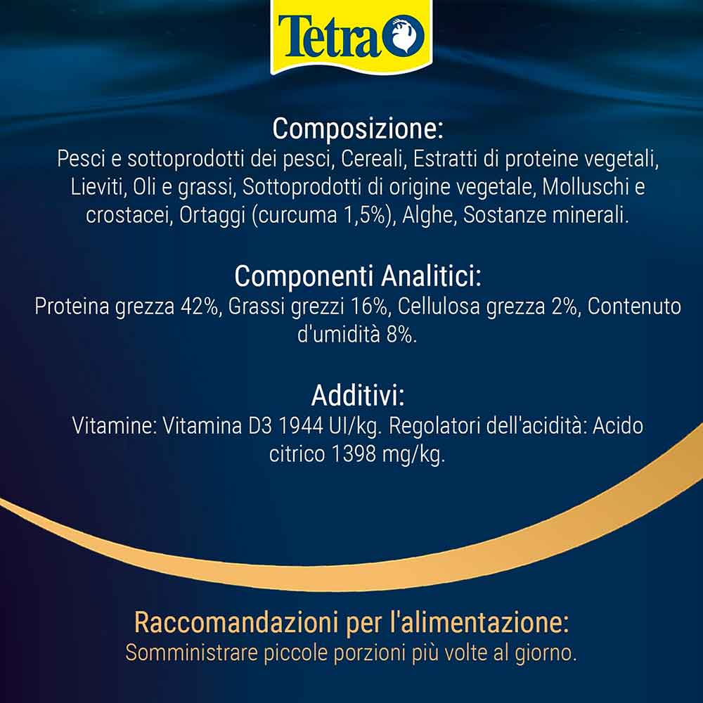 Tetra Pro Fertility Multi Crisps Mangime Premium con curcuma favorire il successo riproduttivo 250mlml