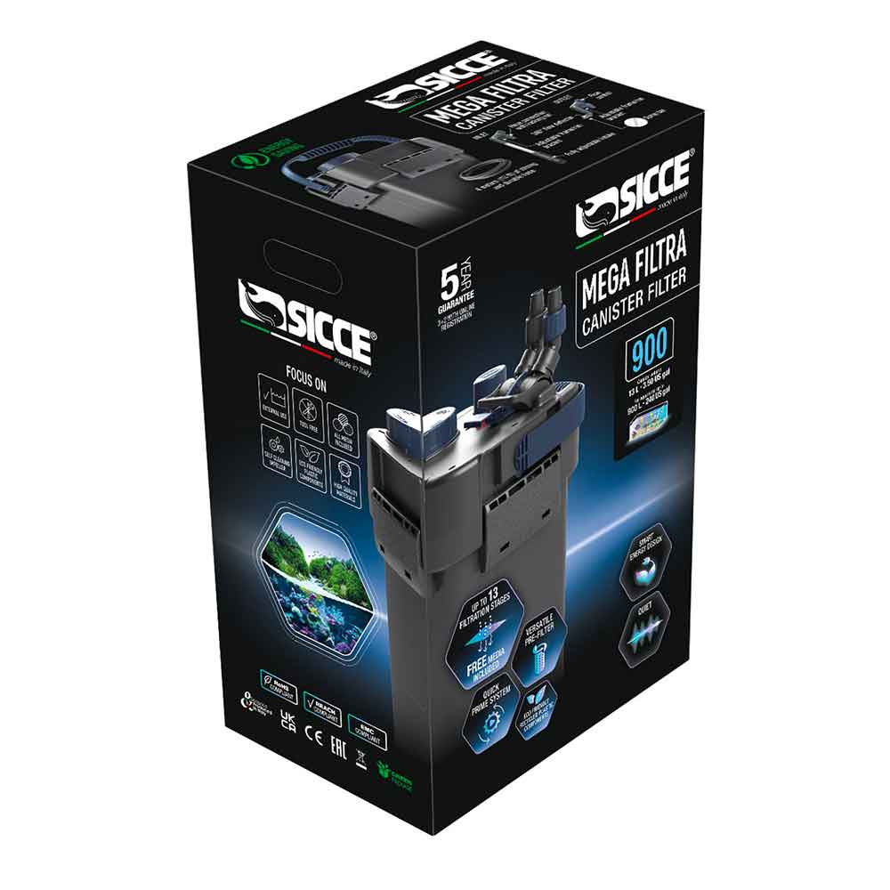 Sicce Mega Filtra 900 Filtro esterno per acquari fino a 900 Litri