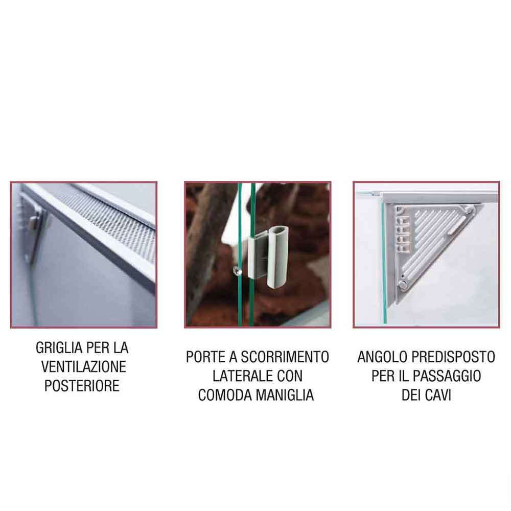 Blu Bios Terrario Paludario Guinea 40x40x30h cm