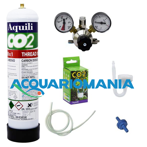 Aquili Impianto CO2 Professional System completo con bombola da 500gr
