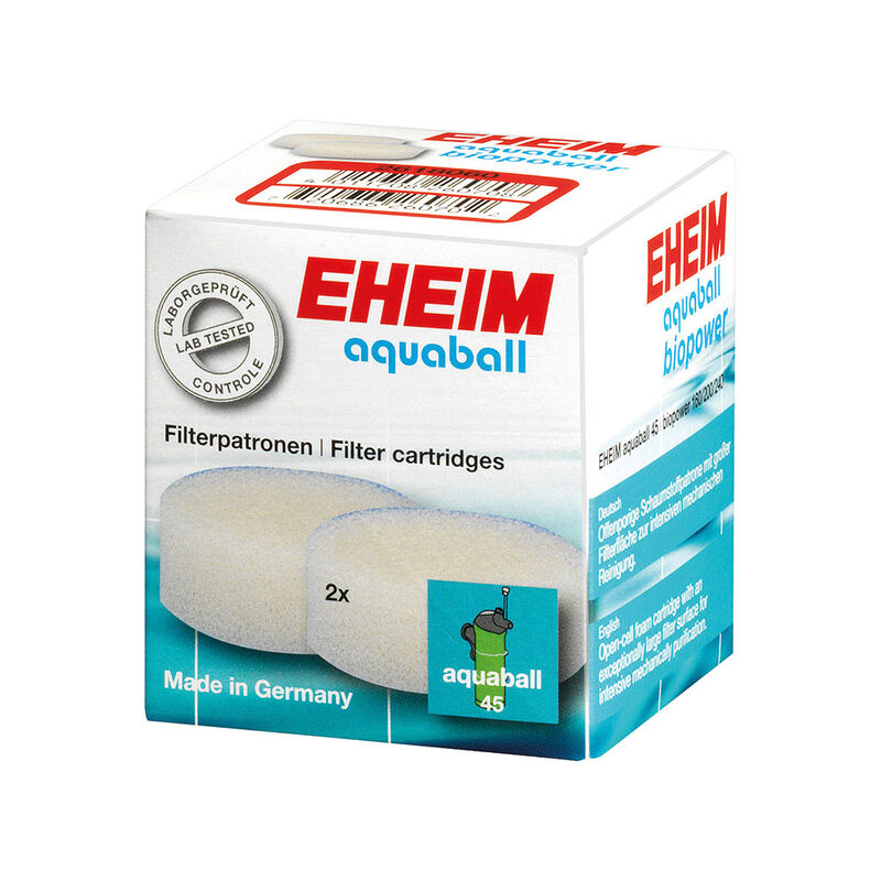 Eheim 2618060 Spugna bianca Filtri interni Aquaball e Biopower 2pz