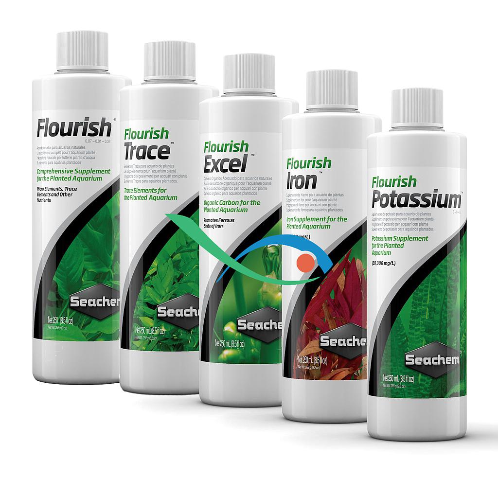 Seachem Programma Fertilizzazione Base 5Pz da 500ml