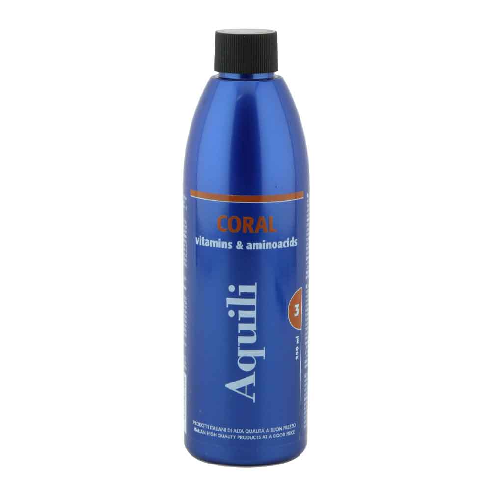 Aquili Coral Vitamins e Aminoacids alimento coralli 250ml per 5000 litri