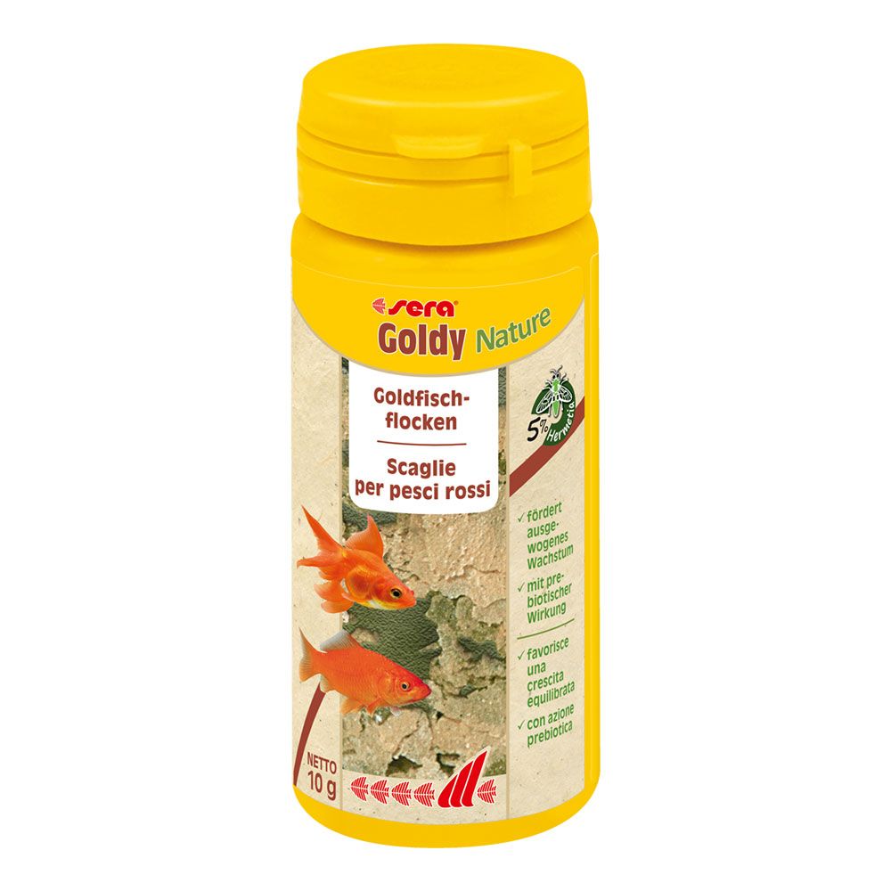 Sera Goldy Scaglie per pesci rossi 50ml 10gr