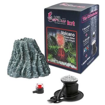Hydor H2Show Kit Bubble Maker con Vulcano Led Rosso