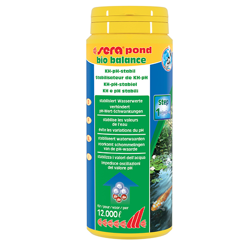 Sera Pond Bio Balance Stabilizzante KH-PH 550 g per 12.000 l
