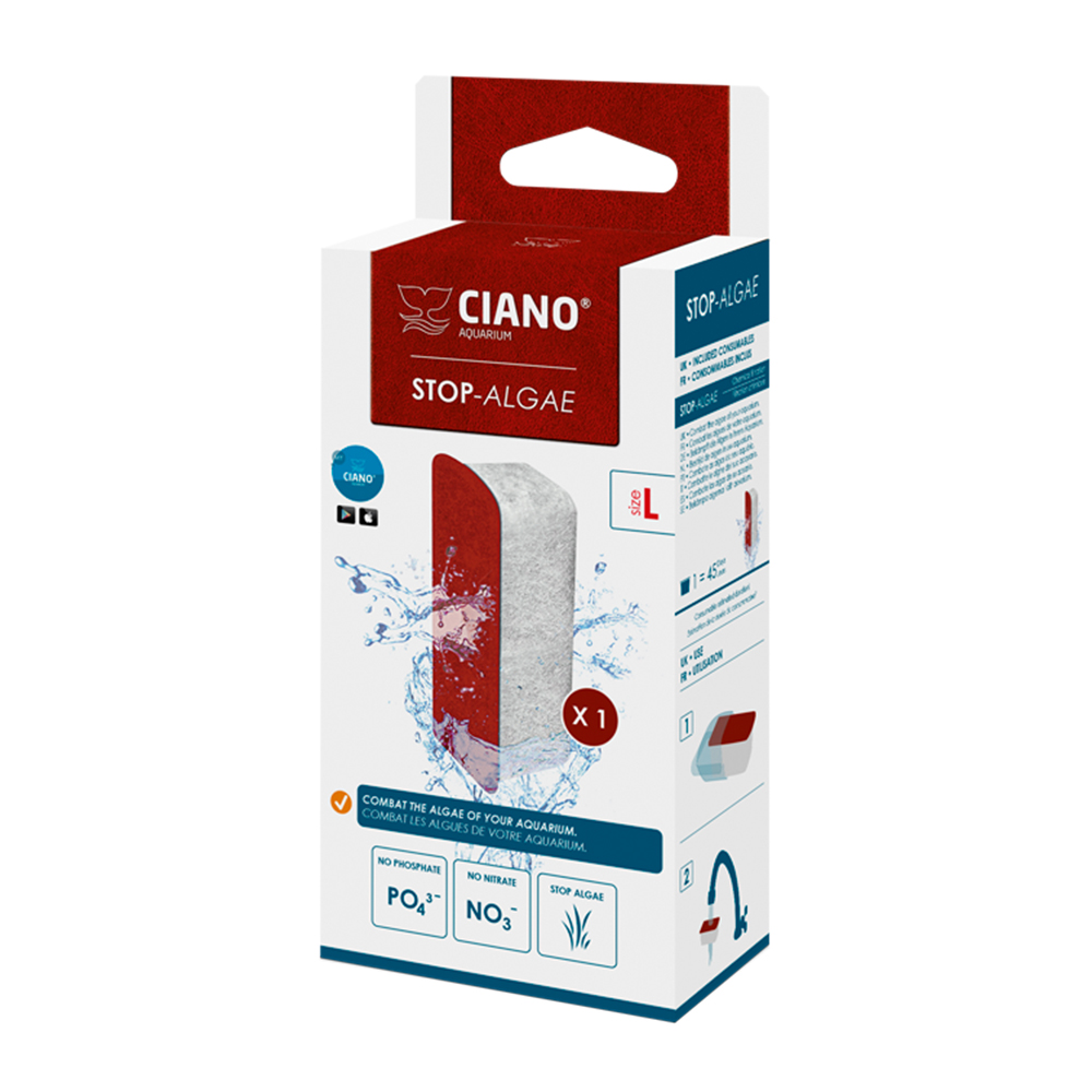 Ciano Stop Algae L Filtraggio Chimico Antialghe per Filtri CFBIO150 CFBIO250