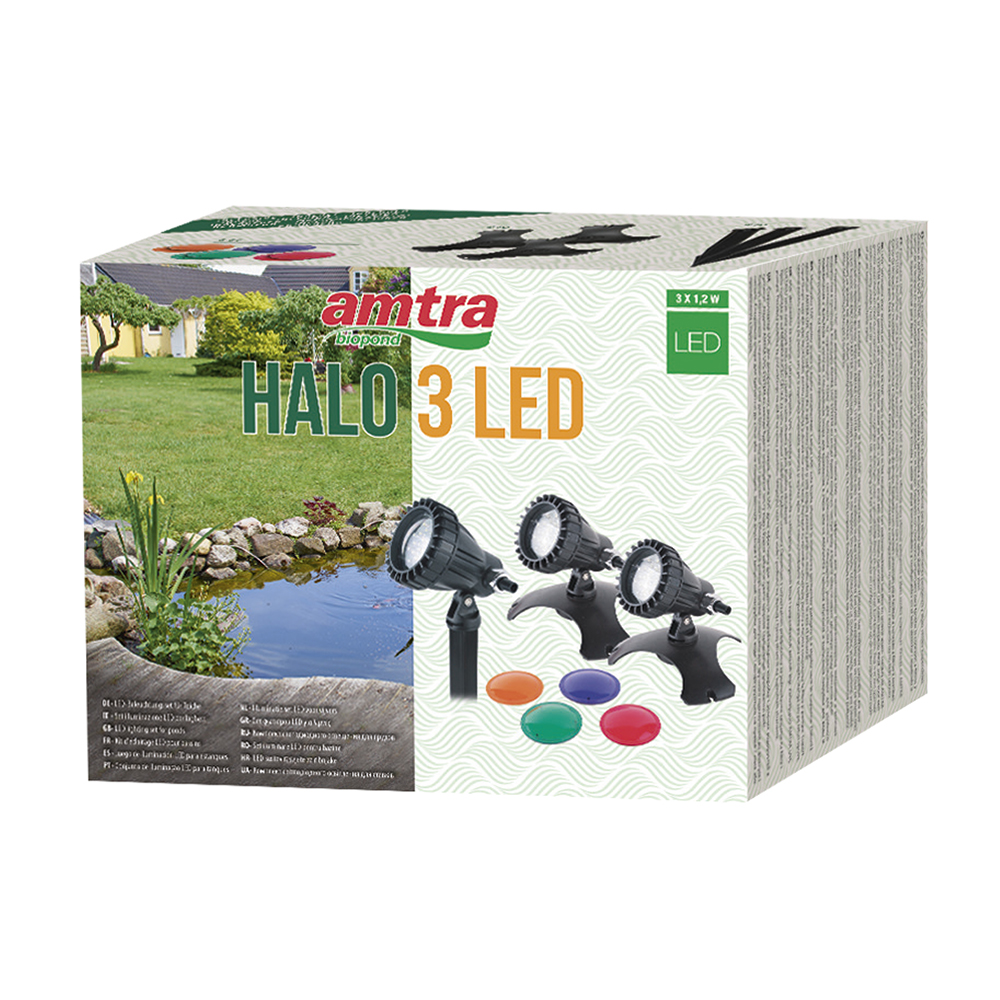 Amtra Pond Halo 3 Led Faretti per Laghetto