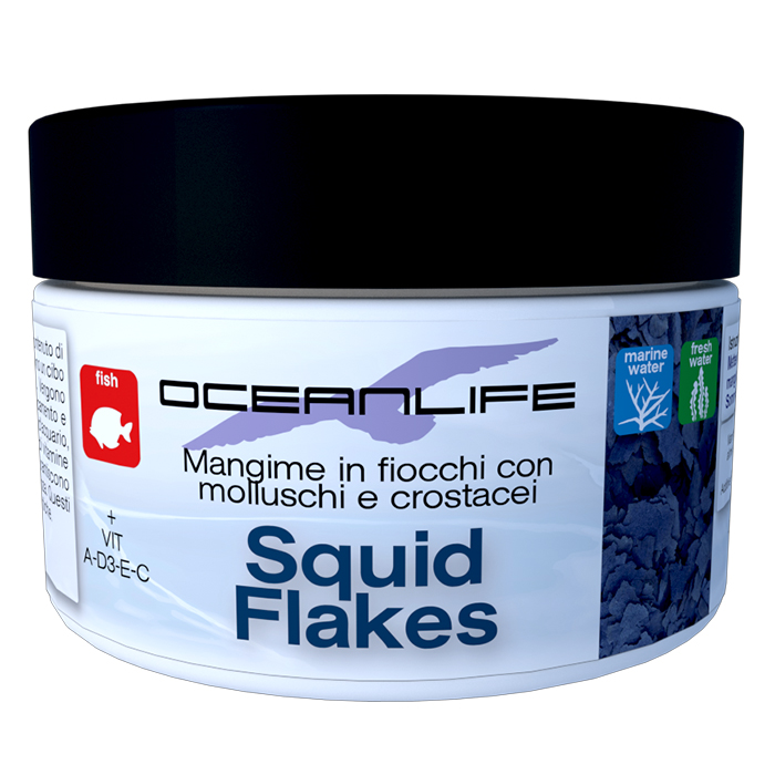 Oceanlife Squid Flakes 250ml 18g