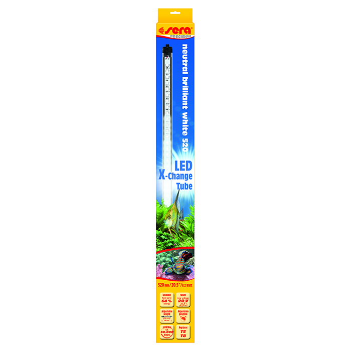 Sera LED X-Change Tube Neutral Brilliant White 520 (sostituisce il 18W T8 e 28W T5) 8.2W 520mm