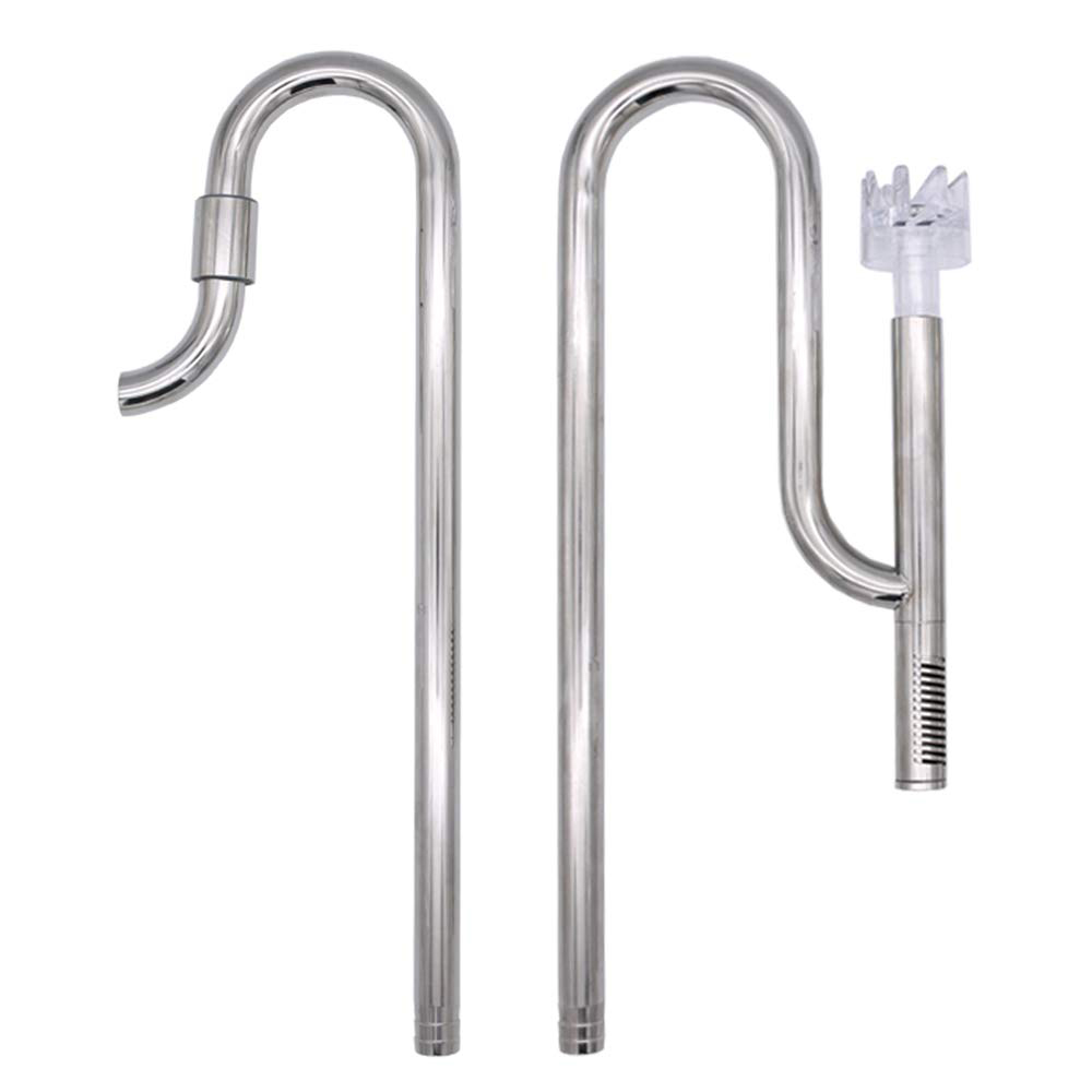 Blau Aquaristic Stainless Steel Pipes In- Out 22 per Filtri esterni