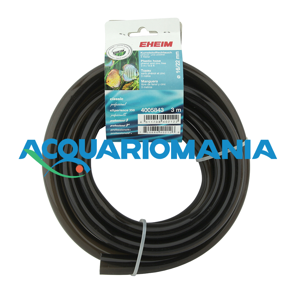 Eheim 4005843 Tubo Flessibile Grigio Antialghe Ø 16/22 3metri