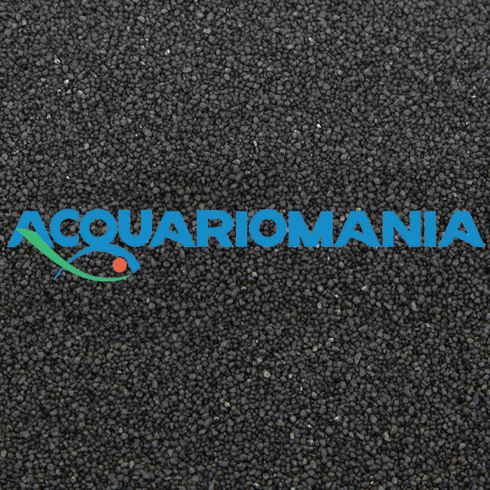 Askoll Pure Sand Midnight ghiaia circa 1mm per allestimento acquario 4Kg